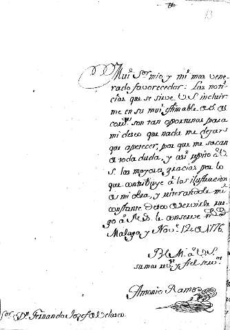 Malaga y Nov. 12 de 1776