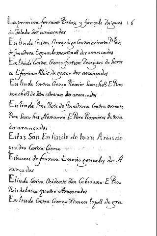 Estas son En linde de Iuan Arias de quadro contra Gerco