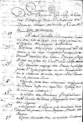 Escritos de Dn. Fernando Joh Lopez de Cardenas Academco dela Rl. Academia de Buenas Letras deSevilla y Cura de la villa deMontoro
