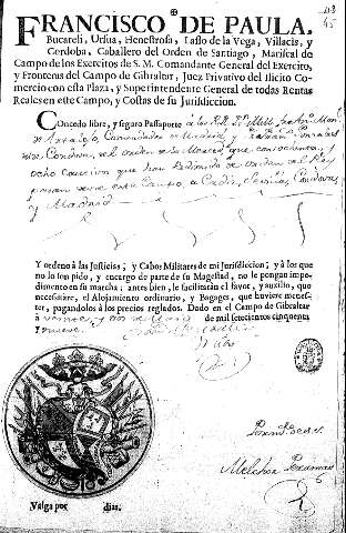 Francisco de Paula, Bucareli, Ursuam Henestrosa, Lasso de la Vega, Villacìs, y Cordoba ...