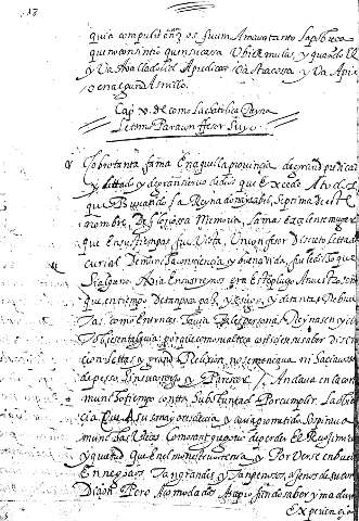 Cap v. decomo laCatolica Reyna Letomo Paraconffesor suyo
