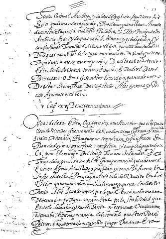 Capº xvi Desuspersecuçiones