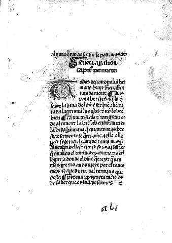 Seneca agalion capitº primero