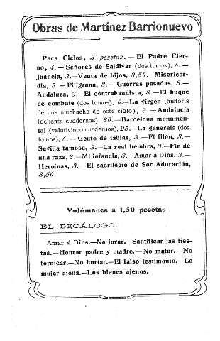 Obras de Martínez Barrionuevo
