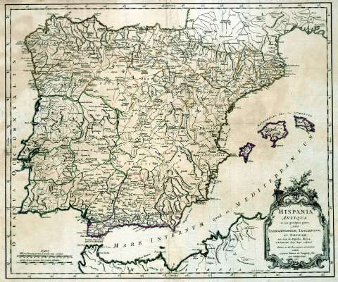 Hispania antiqua in tres praecipas...