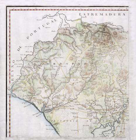 Mapa del reyno de Sevilla... parte tercera