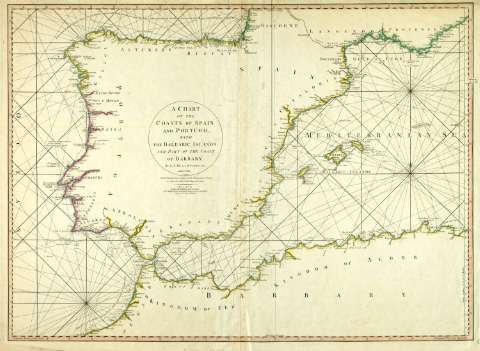 A Chart of the Coast of Spain