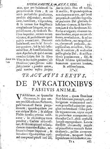 Tractavs Sextvs. de pvrgationibvs passivis animae