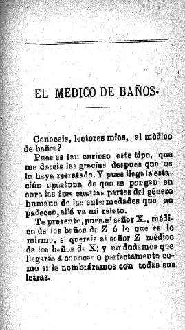 El médico de baños