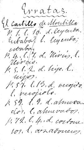 Erratas