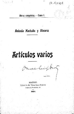 Artículos varios