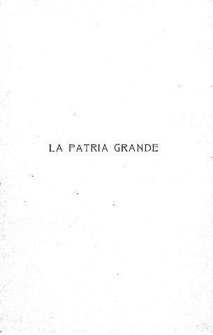 La patria grande