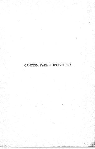 Canción para Noche-Buena