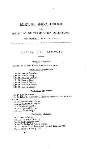 Personal del Instituto