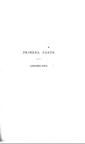 Primera parte. Laringología