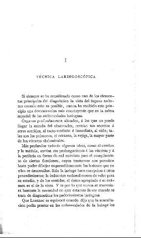 I. Técnica laringoscópica