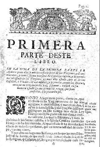 Primera parte deste libro