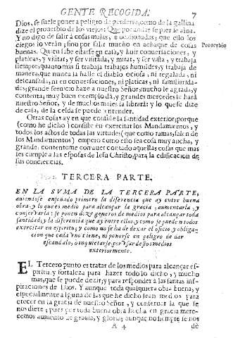 Tercera parte, en la svma de la tercera parte ...