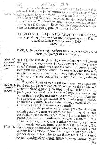 Titvlo V. Del qvinto remedio general, que es pensar que la tentacion,ò se apaciguarà ...