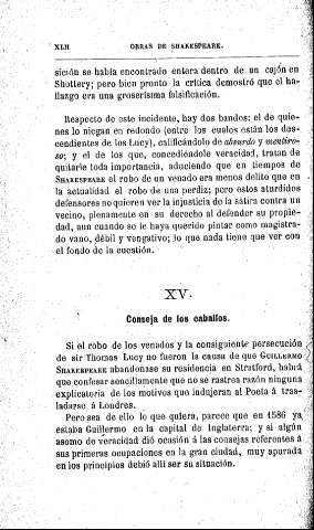 XV. Conseja de los caballos