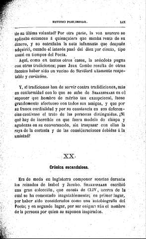 XX. Crónica escandalosa
