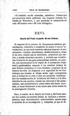 XXVI. Incuria del Poeta respecto de sus dramas