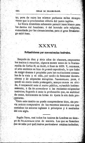 XXXVI. Refundiciones por conveniencias teatrales