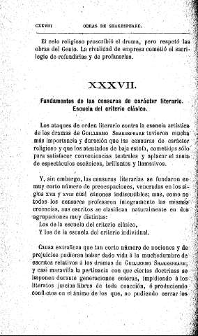XXXVII. Fundamentos de las censuras de carácter literario