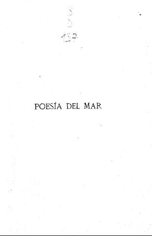 Poesía del mar