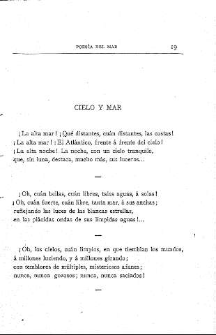 Cielo y mar