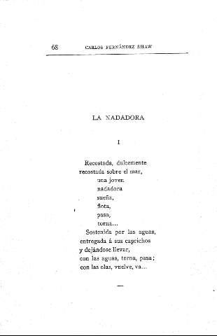 La nadadora