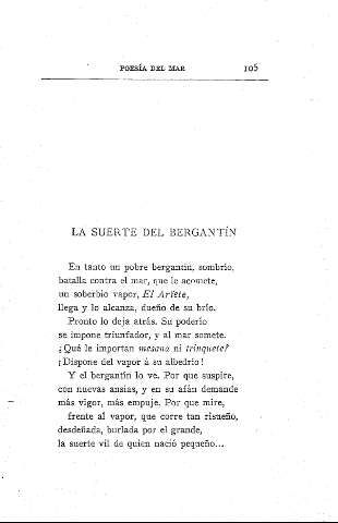 La suerte del bergantín