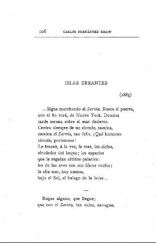 Islas errantes