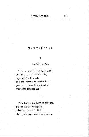 Barcarolas
