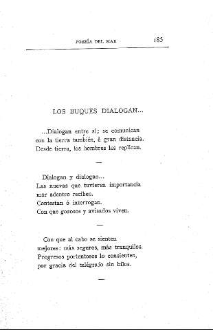 Los buques dialogan...