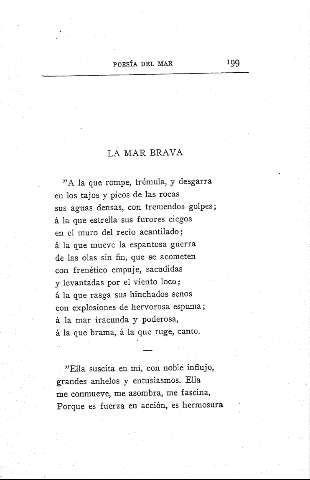 La mar brava