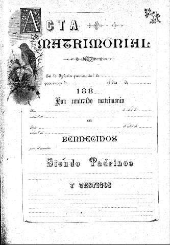 Acta matrimonial