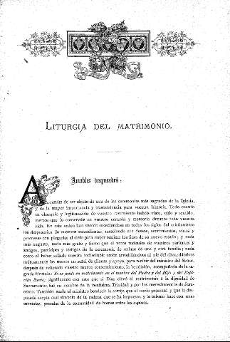 Liturgia del matrimonio
