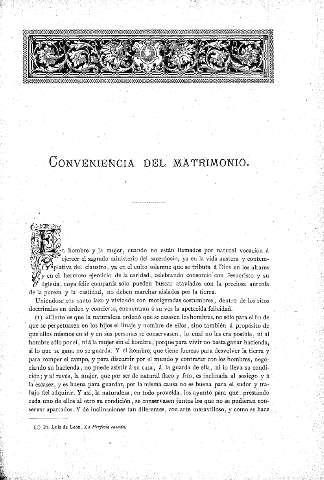 Conveniencia del matrimonio