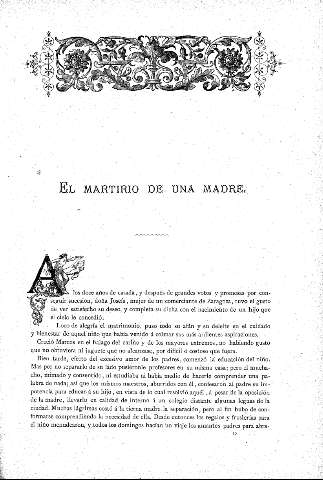 El martirio de una madre