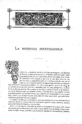 La herencia inextinguible