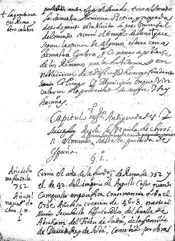 Capitulo 3º. Antiguedades desde lavenida de chro s.n. almundo hasta la perdida de españa