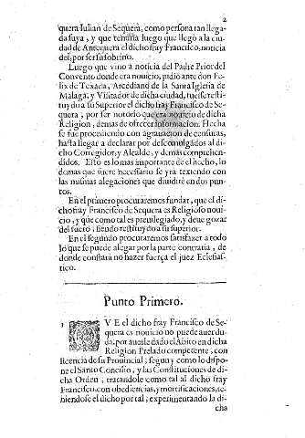 Punto primero
