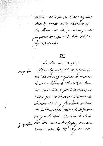 III La Serrania de Jaen