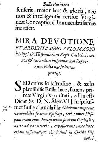 Mira devotione, et ardentissimo zelo magni Philippi IV ...