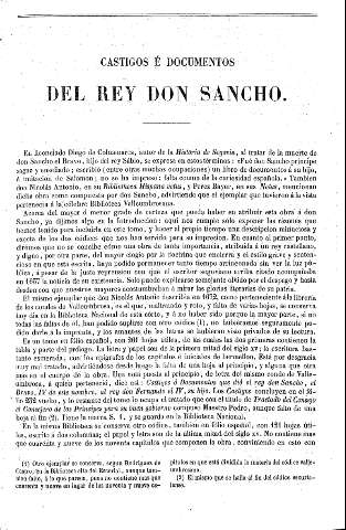 Castigos é documentos del Rey Don Sancho