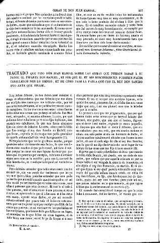 Tractado que fizo Don Juan Manuel sobre las armas que fueron dadas á su padre el Infante don Manuel...