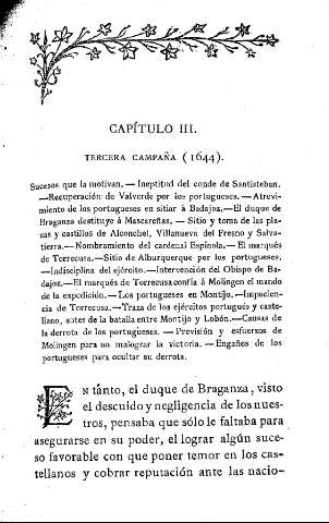 Capítulo III. Tercera Campaña (1644)