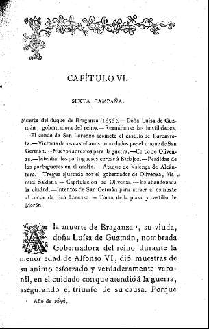 Capítulo VI. Sexta Campaña