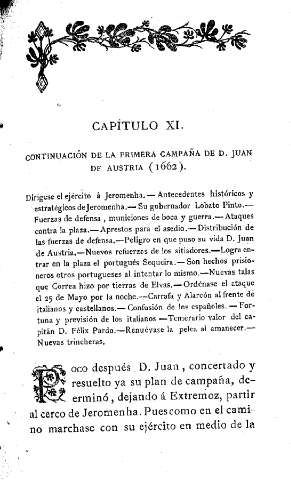 Capítulo XI. Continuación de la Primera Campaña de D. Juan de Austria (1662)